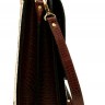 Деловой кожаный портфель ручной работы (под крокодила) Старинная Италия (10400) - 6