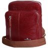 Кожаная мужская слинг-сумка из кожи с тиснением под крокодила на 2 отделения Vip Collection 102371 цвета бургунди фото №1 Кожаная мужская слинг-сумка из кожи с тиснением под крокодила на 2 отделения Vip Collection 102371 цвета бургунди modnotak фото - 1