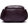 Удобный повседневный кожаный рюкзак с клапаном VINTAGE STYLE (14874) - 2