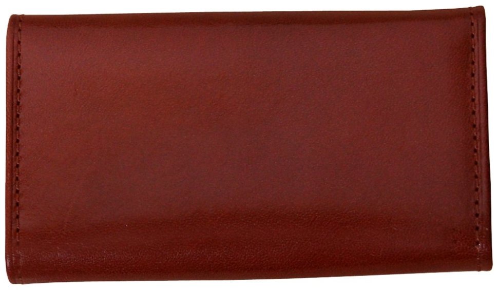 Кожаная ключниця Newport коньячного цвета Vip Collection 102571 (на кнопке) modnotak фото №3