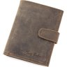 Мужское портмоне светло-коричневого цвета из винтажной кожи Tony Bellucci (10663) - 1