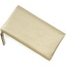 Золотий гаманець-клатч з фактурної шкіри Tony Bellucci (10570) - 4