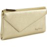 Золотий гаманець-клатч з фактурної шкіри Tony Bellucci (10570) - 1