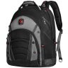 Городской вместительный рюкзак с отдельным кармашком для ноутбука до 16" черно-серого цвета Wenger Synergy 103471 modnotak фото - 1