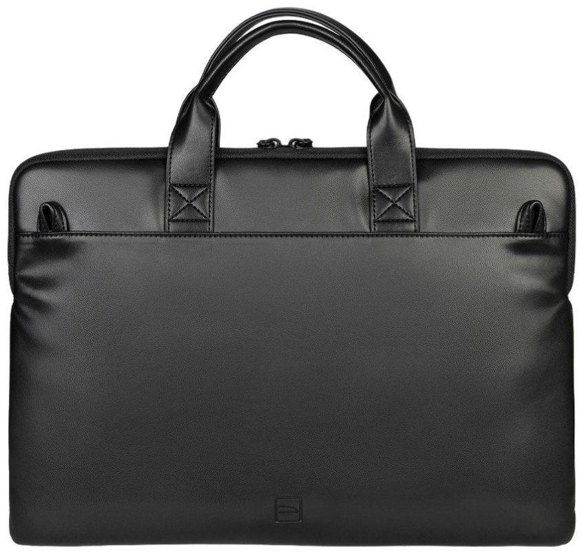 Стильная нейлоновая сумка для ноутбука до 16" с плечевым ремнем Tucano Isotta черного цвета 103571 фото №3 Стильная нейлоновая сумка для ноутбука до 16" с плечевым ремнем Tucano Isotta черного цвета 103571 modnotak фото №3