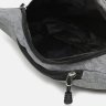 Мужская сумка-бананка на пояс из полиэстера серого цвета Monsen (22121) - 5