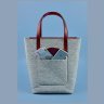 Фетровая женская сумка шоппер с кожаными вставками BlankNote D.D. (12672) - 2
