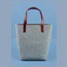 Фетровая женская сумка шоппер с кожаными вставками BlankNote D.D. (12672) - 3