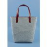 Фетровая женская сумка шоппер с кожаными вставками BlankNote D.D. (12672) - 3