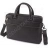Классическая мужская кожаная сумка под формат документов размером с А4 H.T Leather (10346) - 1