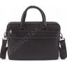 Классическая мужская кожаная сумка под формат документов размером с А4 H.T Leather (10346) - 4