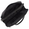 Классическая мужская кожаная сумка под формат документов размером с А4 H.T Leather (10346) - 10