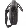 Классическая мужская кожаная сумка под формат документов размером с А4 H.T Leather (10346) - 6
