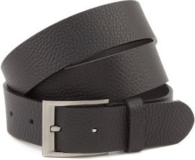 Подарунковий набір для чоловіка зі шкіряних аксесуарів (портмоне, візитниця, ремінь) KARYA (19854)