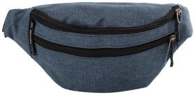 Мужская сумка из прочного текстиля на пояс Bordlite JBBB синего цвета 94271