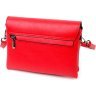 Удобная красная женская сумка на плечо из натуральной кожи KARYA (2420857) - 2
