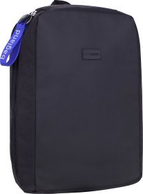Текстильний рюкзак під ноутбук зі вставкою зі шкірозамінника Bagland (55471)