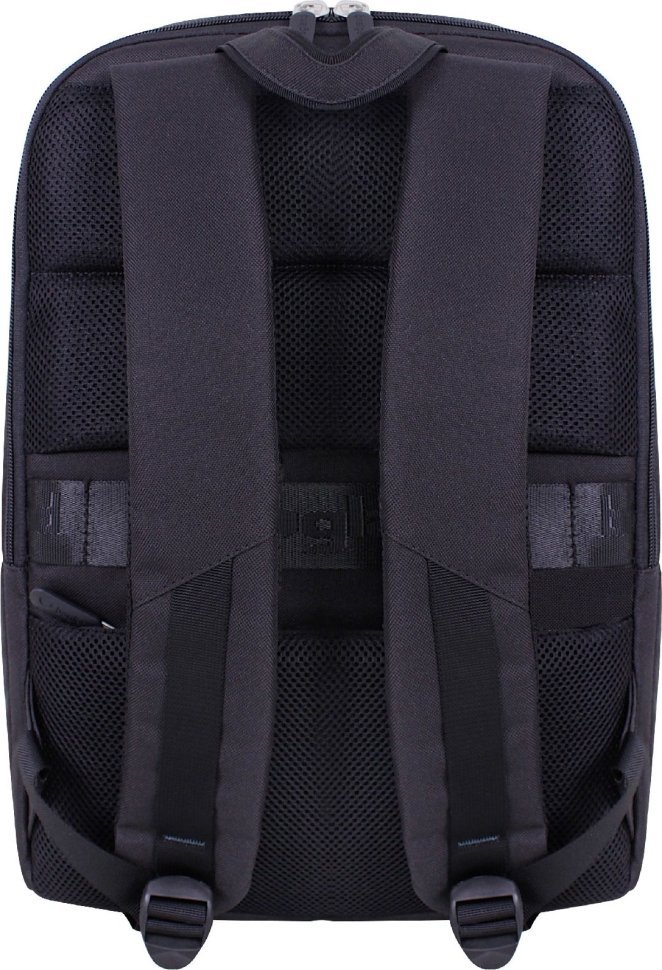Текстильный рюкзак под ноутбук с вставкой из кожзама Bagland (55471)