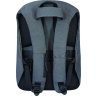 Чоловічий рюкзак для ноутбука 15 дюймів із сірого текстилю Bagland (55671) - 3