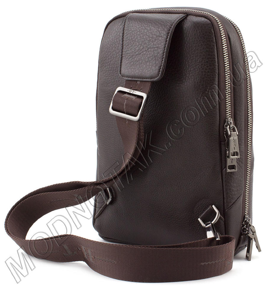 Удобный кожаный рюкзак коричневого цвета HT Leather (11638)