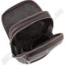 Удобный кожаный рюкзак коричневого цвета HT Leather (11638) - 7