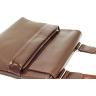 Кожаная мужская сумка коричневого цвета VATTO (11912) - 3
