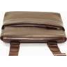 Шкіряна чоловіча сумка коричневого кольору VATTO (11912) - 10