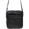 Маленькая мужская сумка через плечо из натуральной кожи на два отдела Borsa Leather (19366) - 2