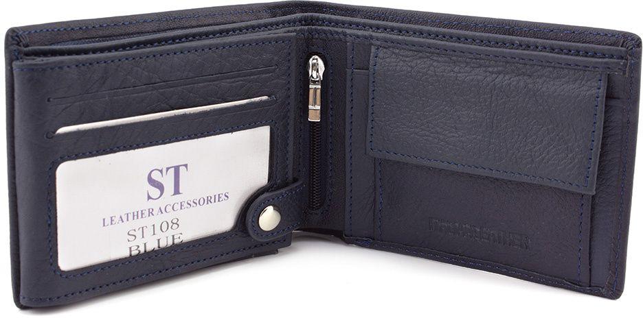 Чоловік шкіряний гаманець без фіксації ST Leather (16010)