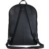 Большой кожаный рюкзак черного цвета на две молнии Issa Hara (21153) - 2