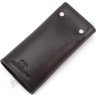 Шкіряна ключниця чорного кольору на кнопках ST Leather (16110) - 3