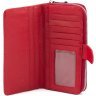Большой женский кожаный кошелек красного цвета ST Leather 1767371 - 2