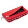 Великий жіночий шкіряний гаманець червоного кольору ST Leather 1767371 - 5