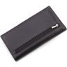 Кожаный купюрник черного цвета с фиксацией на магниты ST Leather 1767471 - 3