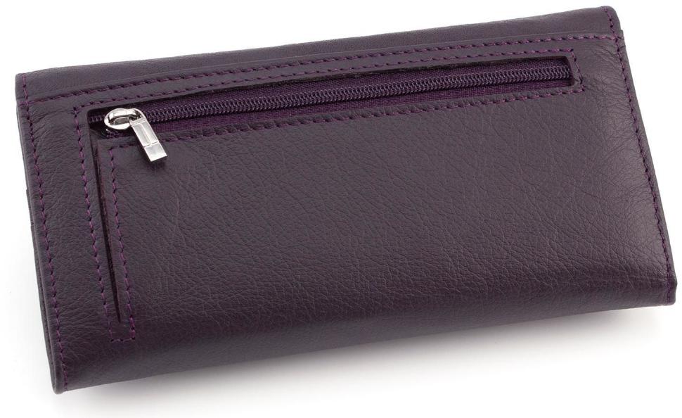 Жіночий гаманець середнього розміру на кнопці ST Leather (16535)