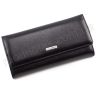 Тонкий жіночий гаманець чорного кольору KARYA (1071-45) - 1