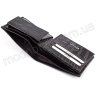 Чорний шкіряний гаманець з тисненням під рептилію KARYA (0420-53) - 5