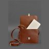 Светло-коричневая женская бохо-сумка из натуральной кожи BlankNote 78571 - 2