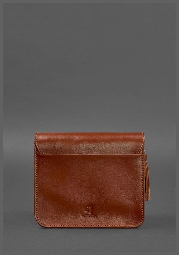 Светло-коричневая женская бохо-сумка из натуральной кожи BlankNote 78571