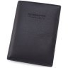 Черная обложка для паспорта из фактурной кожи высокого качества Visconti 68771 - 1