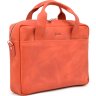 Красная кожаная сумка для ноутбука и документов о украинского производителя TARWA (21743) - 1
