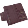 Просторий жіночий гаманець з якісної шкіри кольору марсала Tony Bellucci (10885) - 5