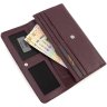 Просторий жіночий гаманець з якісної шкіри кольору марсала Tony Bellucci (10885) - 6