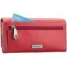 Якісний жіночий гаманець із натуральної шкіри червоного кольору з клапаном Visconti 69271 - 3