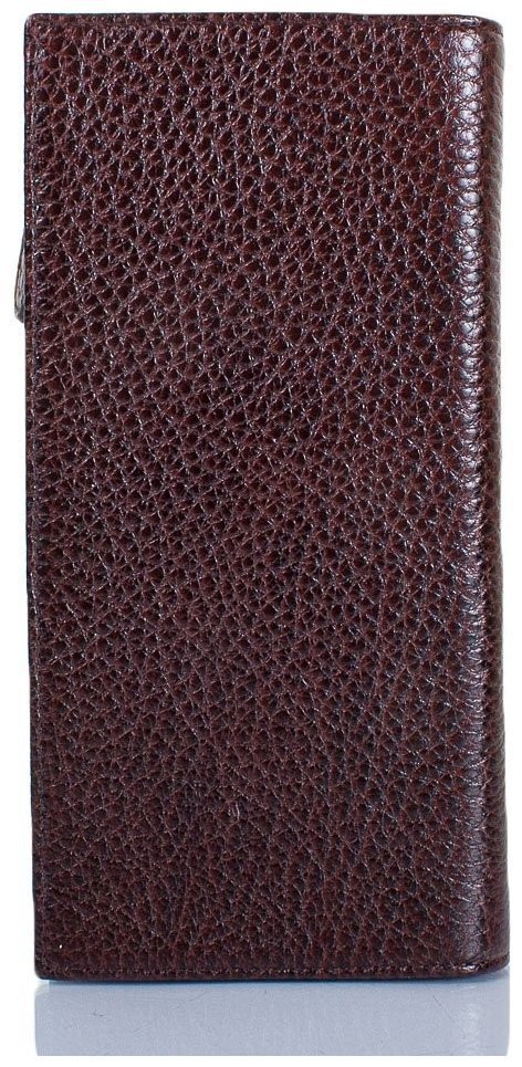 Великий чоловічий купюрник із якісної шкіри флотар Desisan 80472 коричневого кольору modnotak фото №2