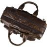 Популярна сумка-трансформер з вінтажній шкіри коричневого кольору VINTAGE STYLE (14074) - 6
