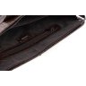 Чоловіча ділова сумка-портфель із натуральної шкіри темно-коричневого кольору KARYA (21741) - 8
