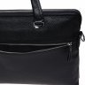 Черная сумка под ноутбук из натуральной кожи с двумя ручками Keizer (15641) - 6