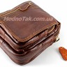 Небольшая кожаная мужская сумка Leather Bag Collection (10118) - 3