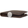 Горизонтальное мужское портмоне из винтажной кожи коричневого цвета Vintage (14965) - 3